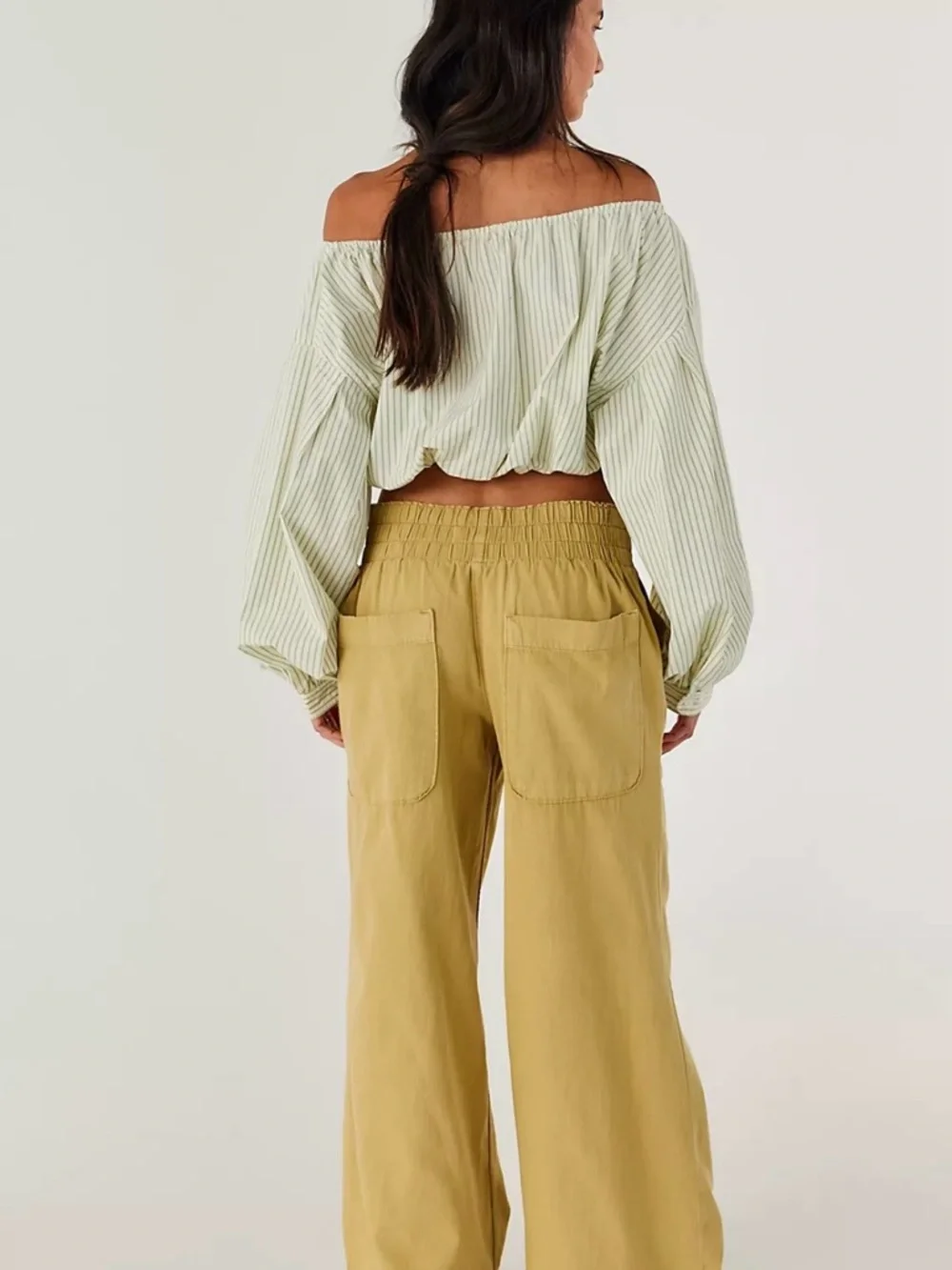 Free People we the breezy wide leg pants - Picture 3 of 3